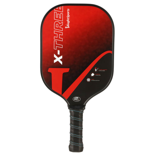 Vaught Sports X-Three Pickleball Paddle - Red/4 1/4