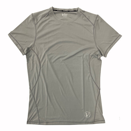 Vaught Sports Tech Performance Mens T-Shirt - Grey/XL