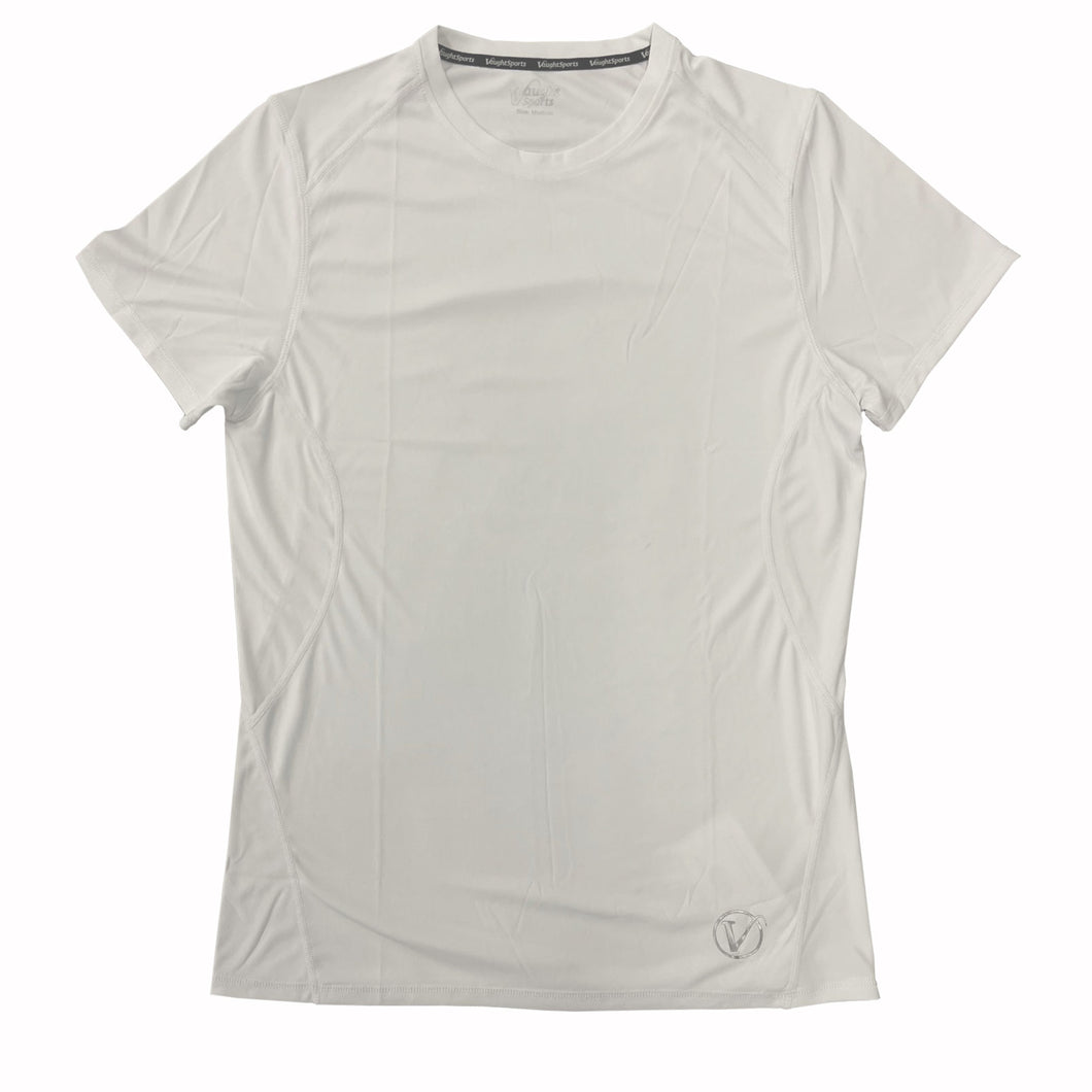 Vaught Sports LW Tech Performance Mens T-Shirt - White/XL